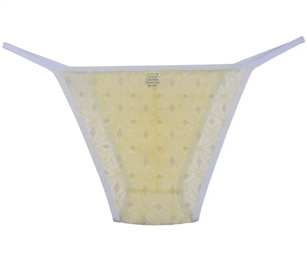 Мужское нижнее белье 5 шт./лот прозрачные ромбовидные кружевные трусы с тонким