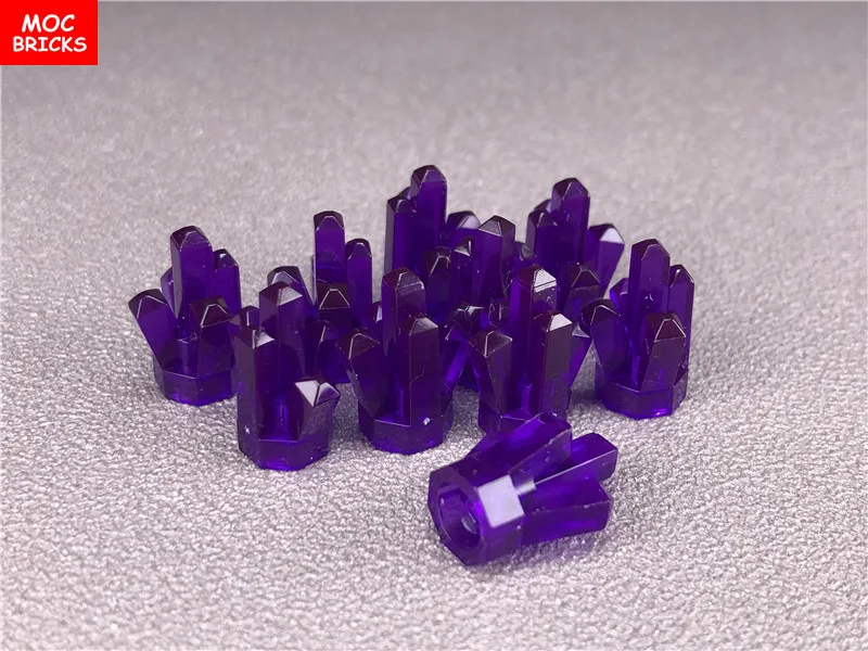 50 шт./партия кубики MOC Rock 1x1 Хрустальный руда камень подходит для 30385