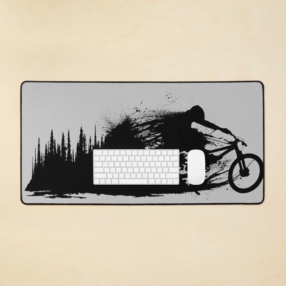 

MTB Ink Mouse Pad Large Gaming Mouse Pad Office Desk Laptop Keyboard Mat Desk Pads