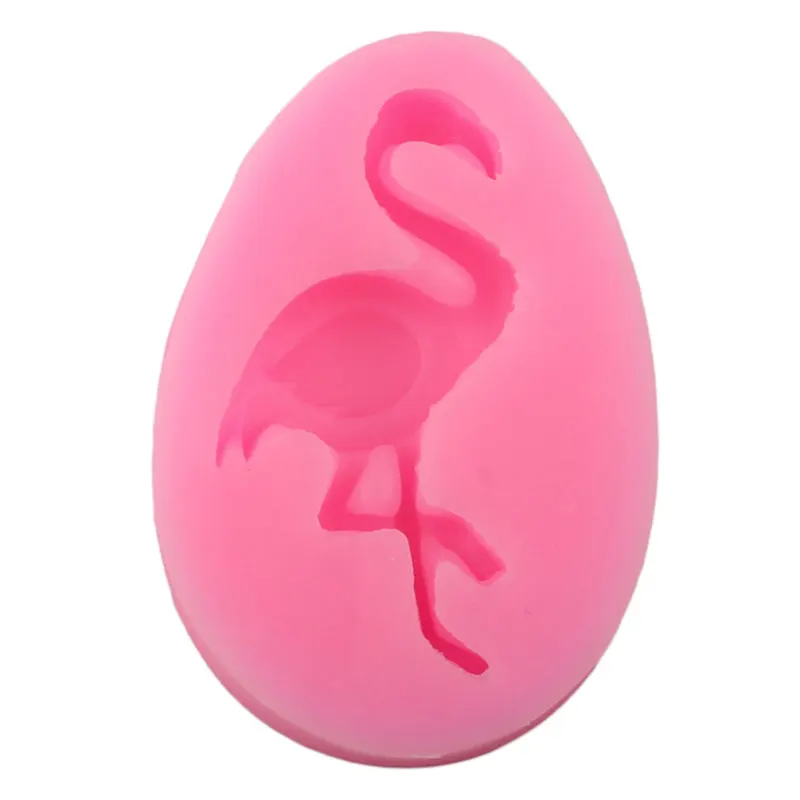 Силиконовые формы в виде фламинго детские инструменты для украшения тортов на