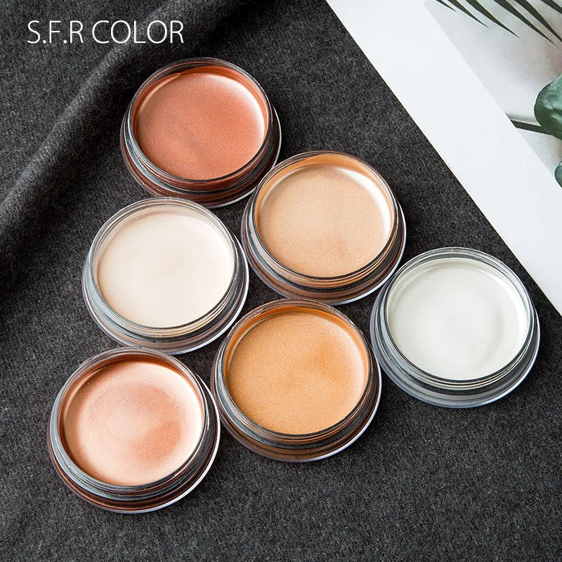 6 цветов бронзаторы для лица хайлайтеры перламутровые стереоскопическая