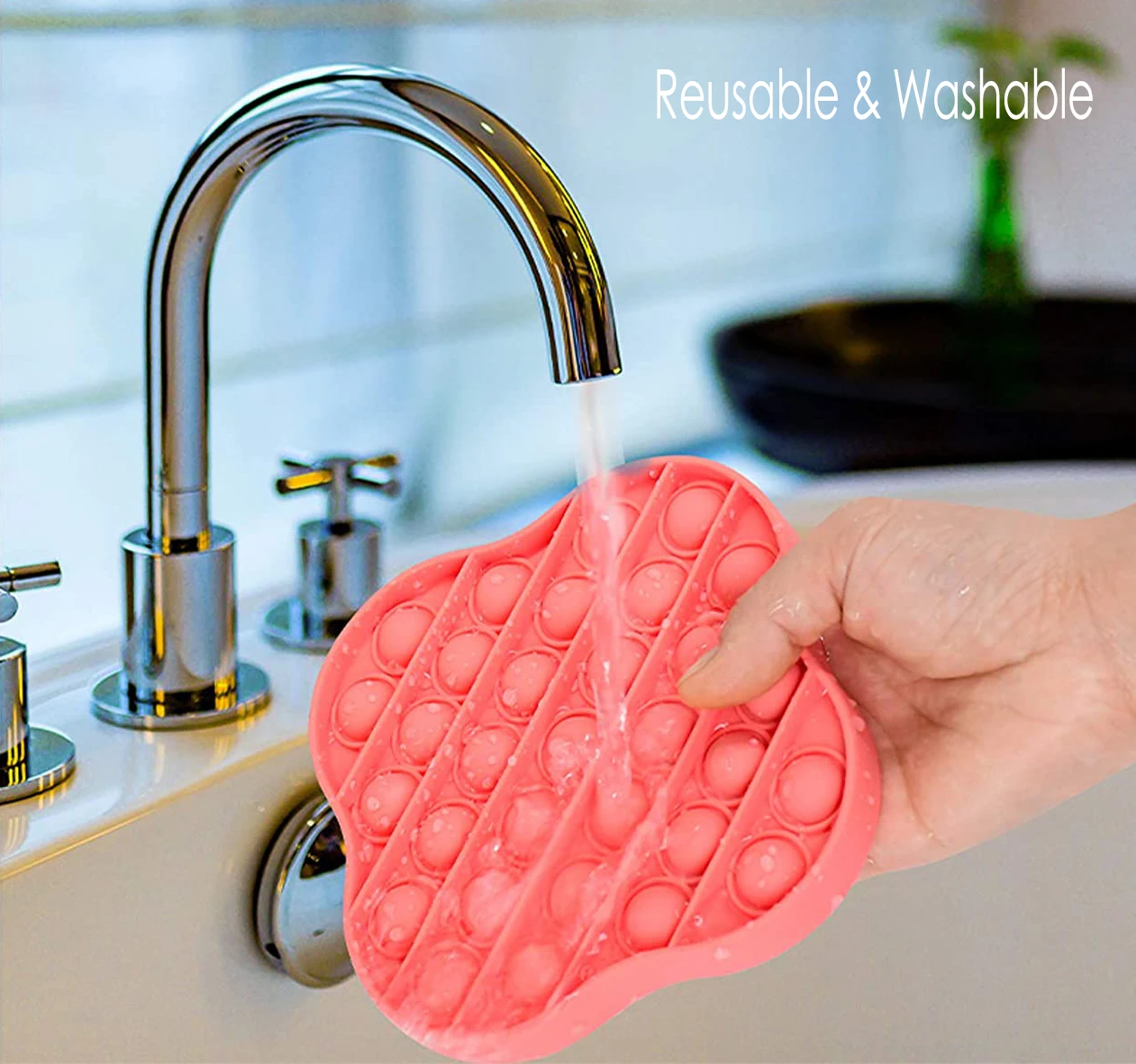 

Push Pop Bubble Fidget Toy, Semicircle Sensory Squeeze Toy, Autism Special Needs Stress Reliever