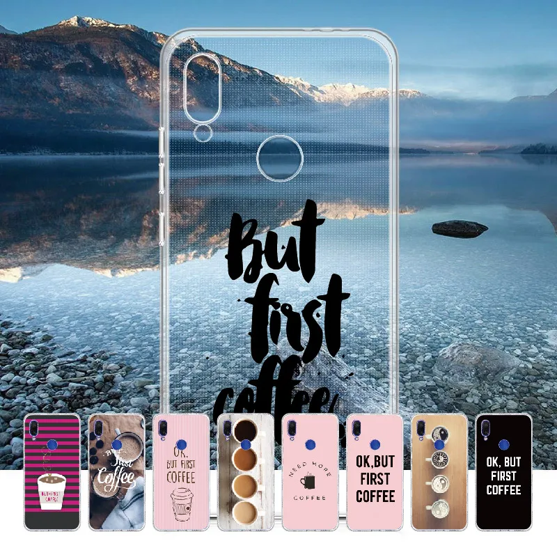 

Coffee Good Morning Lover Phone For Xiaomi Mi Redmi Note 5 6 7 8 9 10 lite Pro Plus Soft TPU Crystal Slim Protective Clear Case