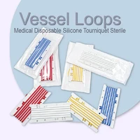 veterinary vessel loop 100 medical grade silicone high quality vascular ties red blue white yellow new medical product 4pcs