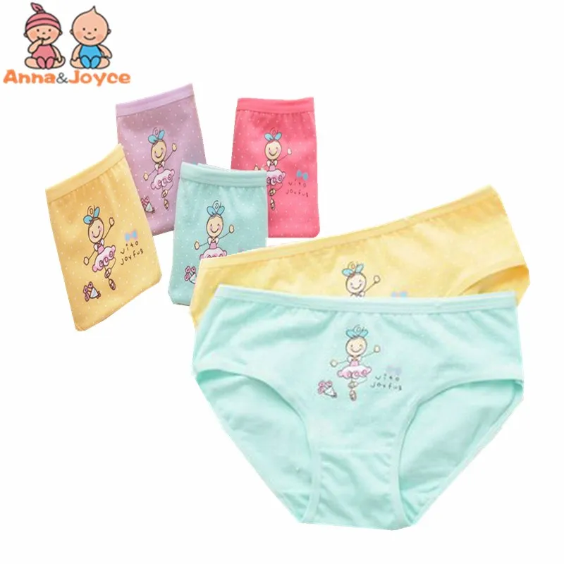 

12pcs/lot cotton girls briefs Baby cartoon underwear panties cotton briefs aTNN0125