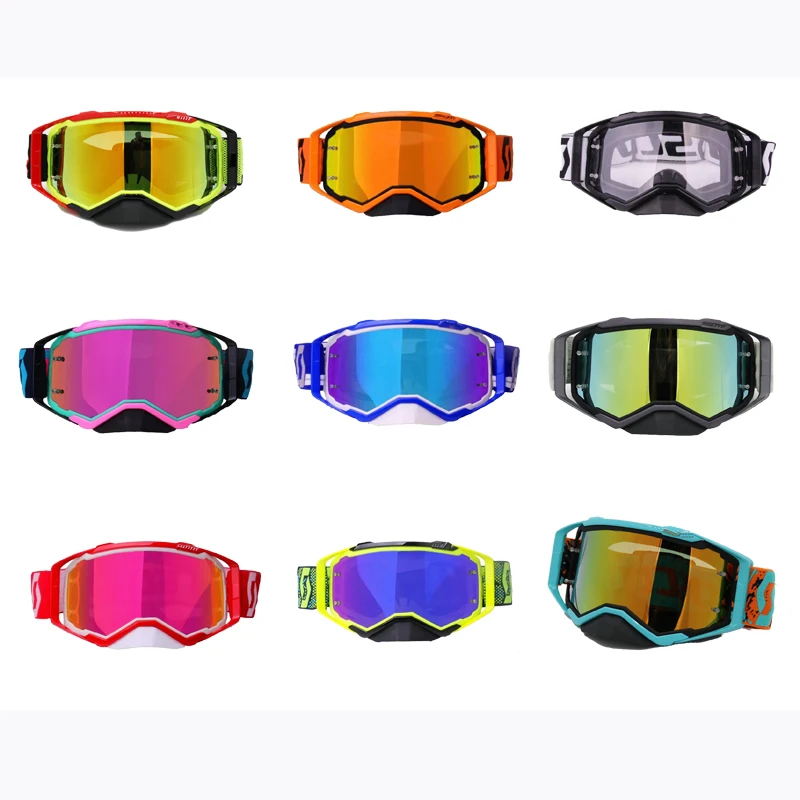 

Очки для мотокросса, спортивные солнцезащитные очки для внедорожного велосипеда, солнцезащитные очки для мотовездехода с 1 бесплатной сумк...