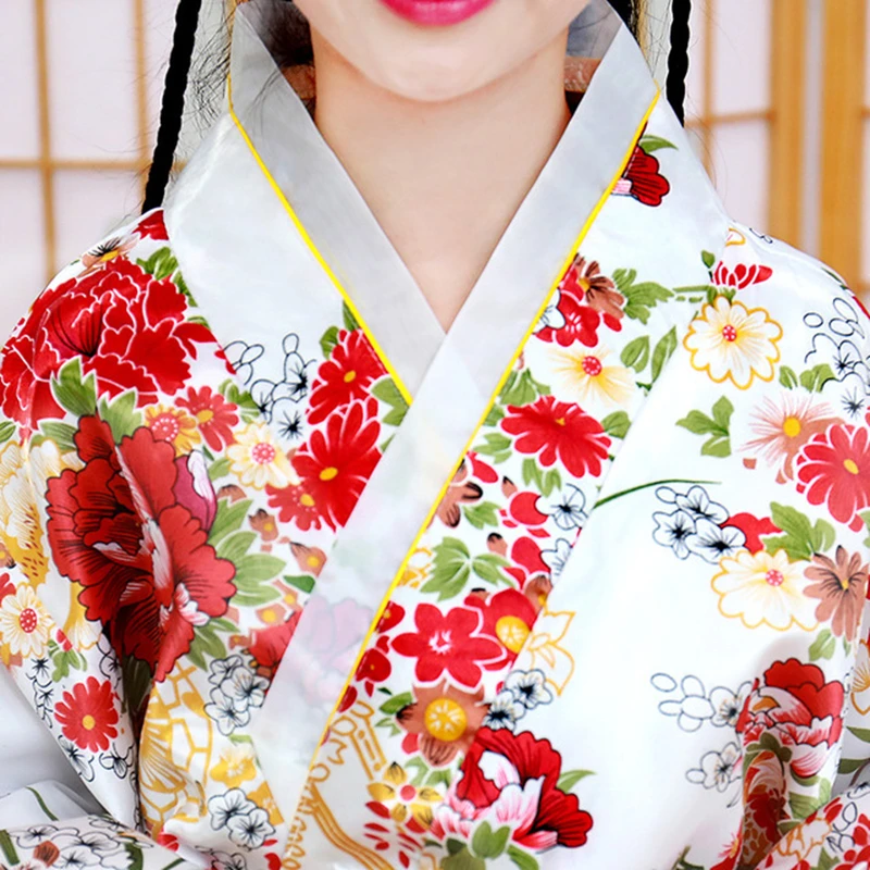 Японское кимоно для мамы и дочери с цветами вишни одежда родителей детей