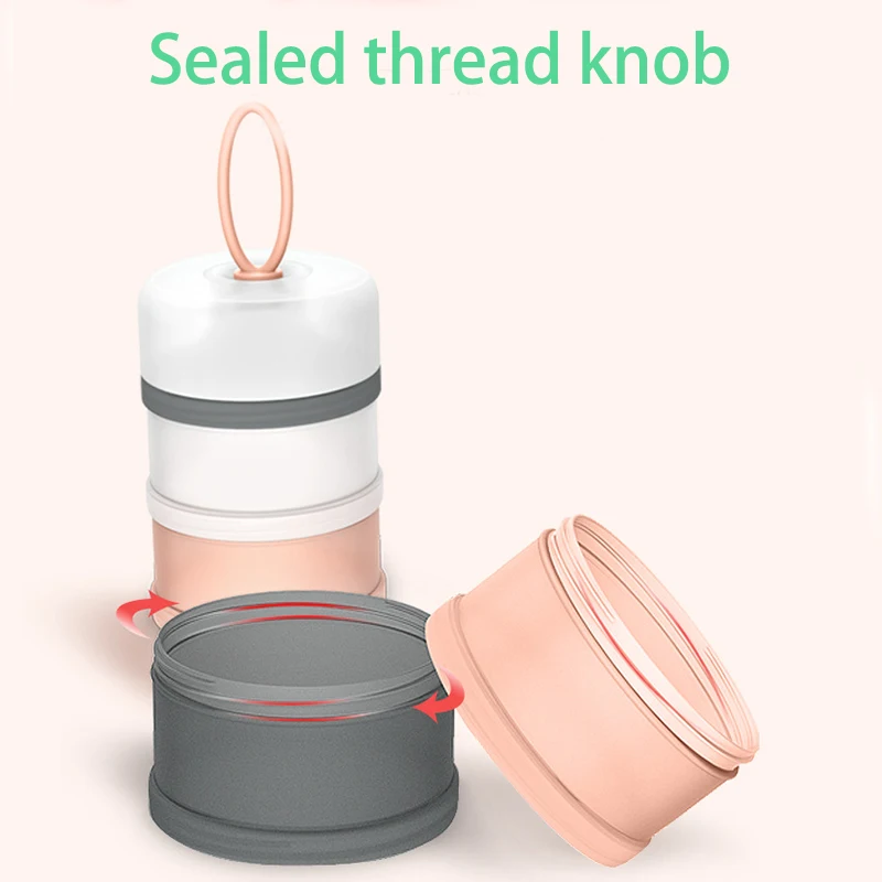 4 слоистые Детские Еда Ящик Контейнер для хранения необходимых молоко и злаки