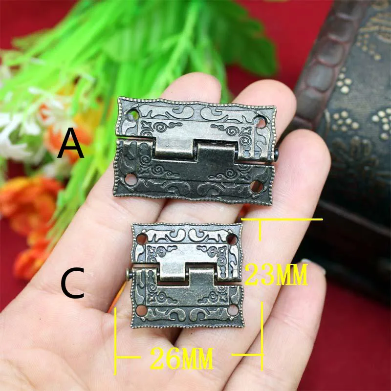 Бронзовые шарниры для ящиков 10 шт. дверной ящик шкафа винтажное украшение
