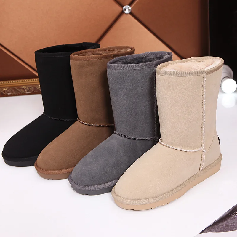 Стильные тонкие женские ботинки теплые Нескользящие ботинки|Женские