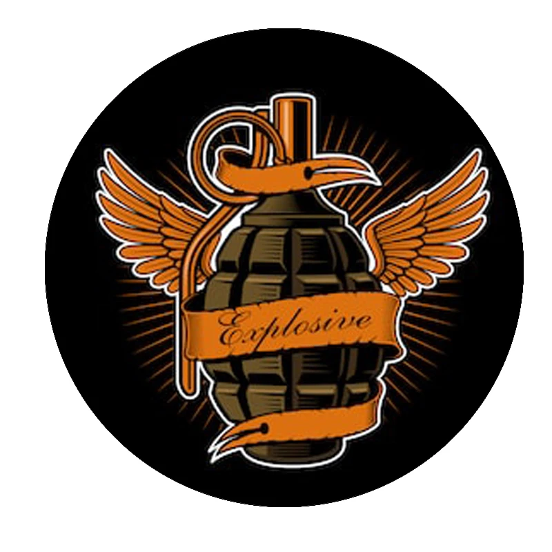 

Customizable Angel Skull Wings Grenade Tattoo-art Sticker Decal Car PVC Decal