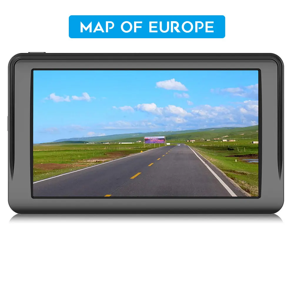 Vehemo 256 МБ+ 8 г 7 дюймов навигатор HD gps навигатор система Поддержка для национальных языков Практическая карта FM излучения