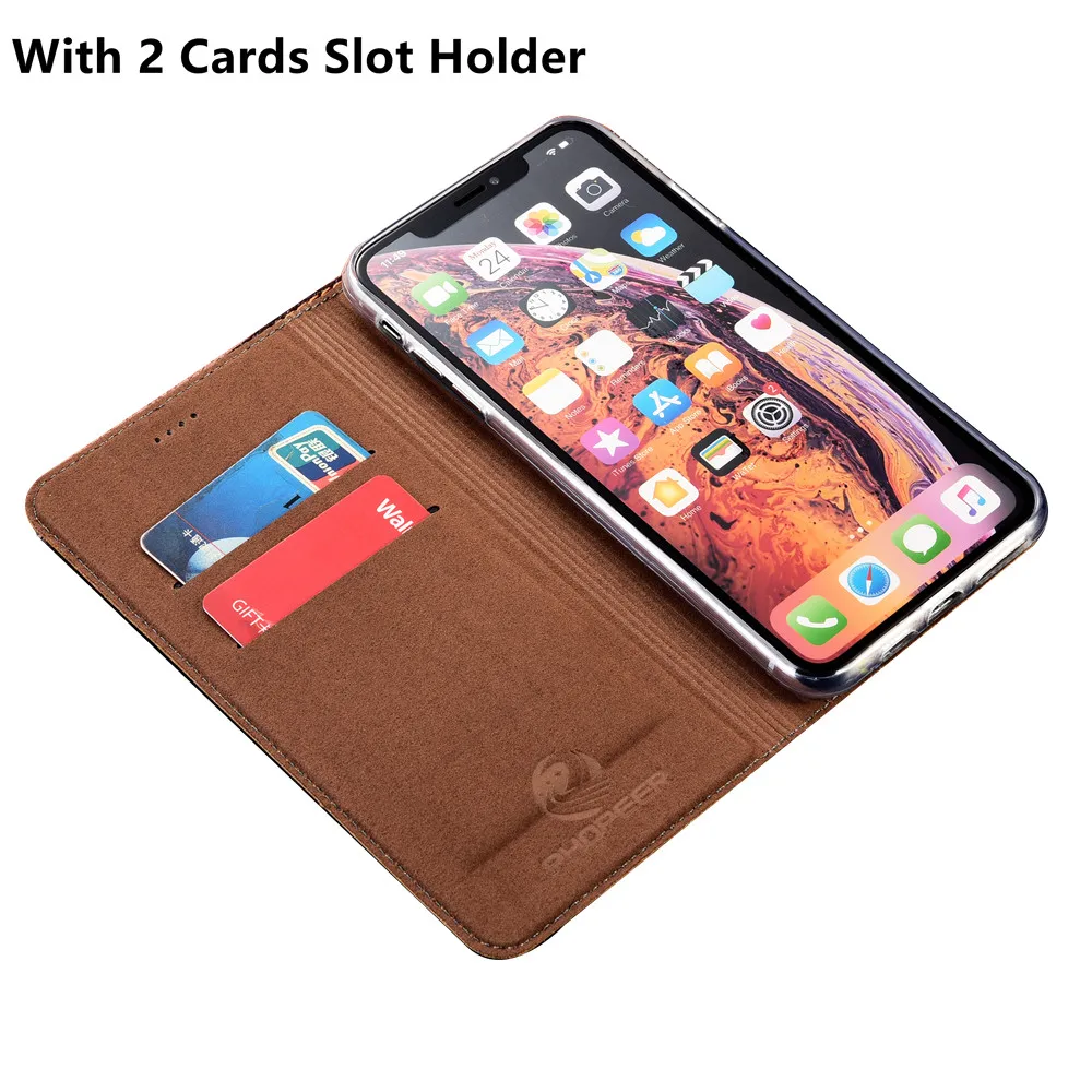 crazy horse leather magnetic card phone cases for umidigi bison proumidigi bison gtumidigi bison flip cover with stand holster free global shipping