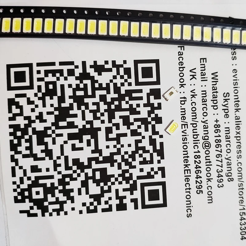 100 шт. SMD ТВ Телевизор с подсветкой светодиодный 3030 SMD 3528 3535 7030 5630 задний светильник высокой мощности белый диод ТВ задний светильник супер яркий