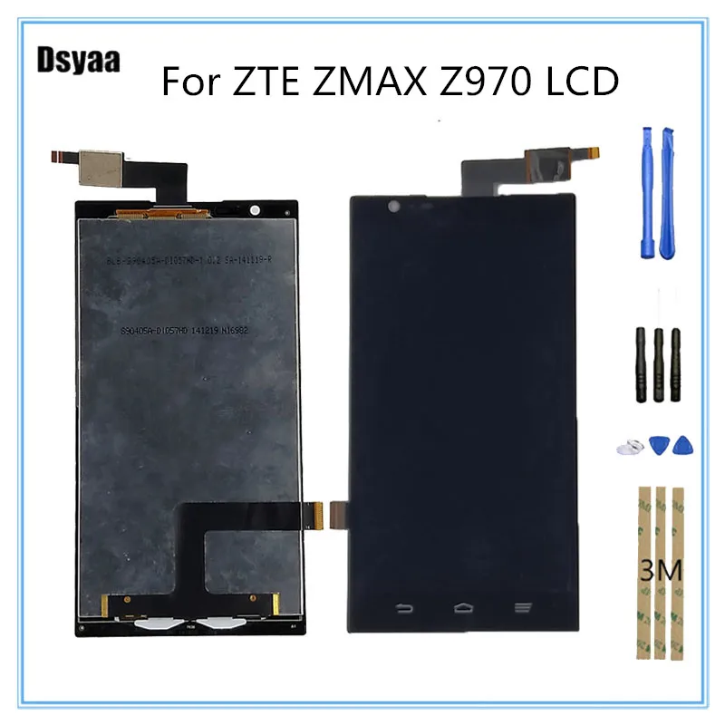 Высококачественный 5 7 дюймовый дисплей для ZTE zmax Z970 с сенсорным экраном