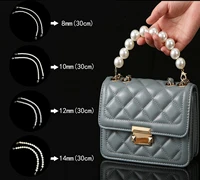 new brand pearl strap bags handbag accessories purse belt handles cute bead chain tote women parts lanyard keys lady gift