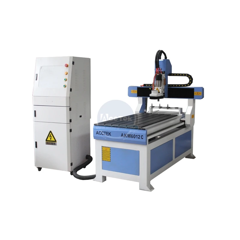

Acctek atc 4 axis rotary wood carving cnc router AKM6012C