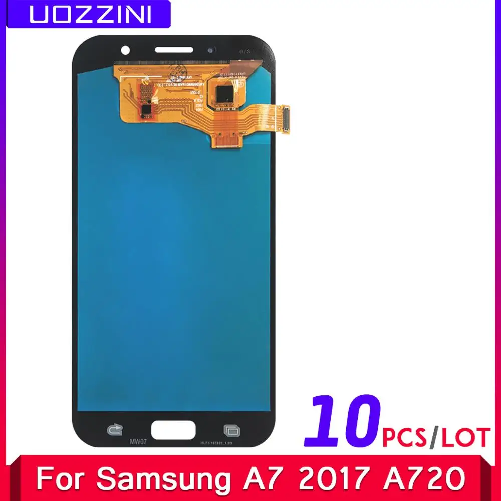 10 шт./партия Super AMOLED для Samsung Galaxy A7 2017 A720 A720F A720M ЖК дисплей Дисплей кодирующий