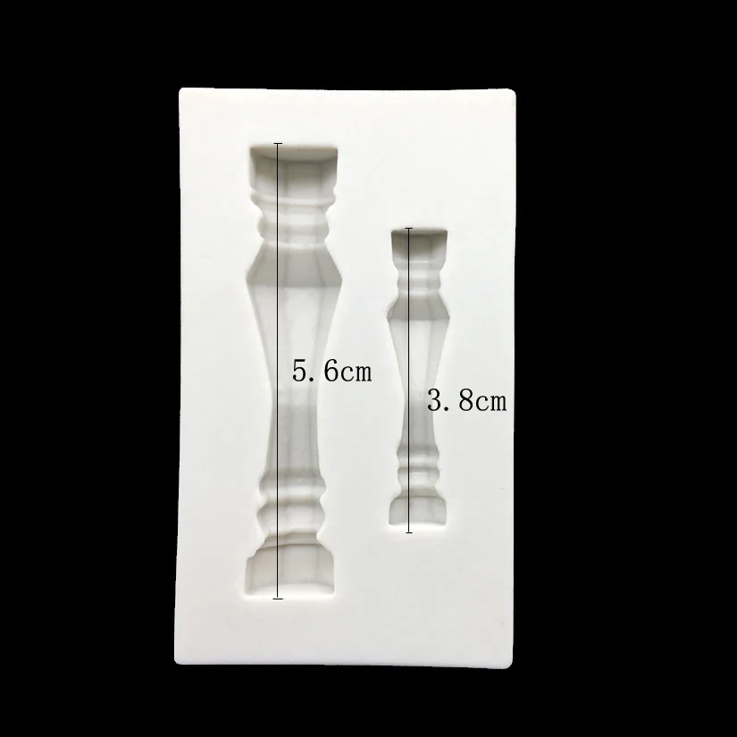 Оптовая продажа 10 шт. силиконовые римские колонки в форме помадки торта шоколада