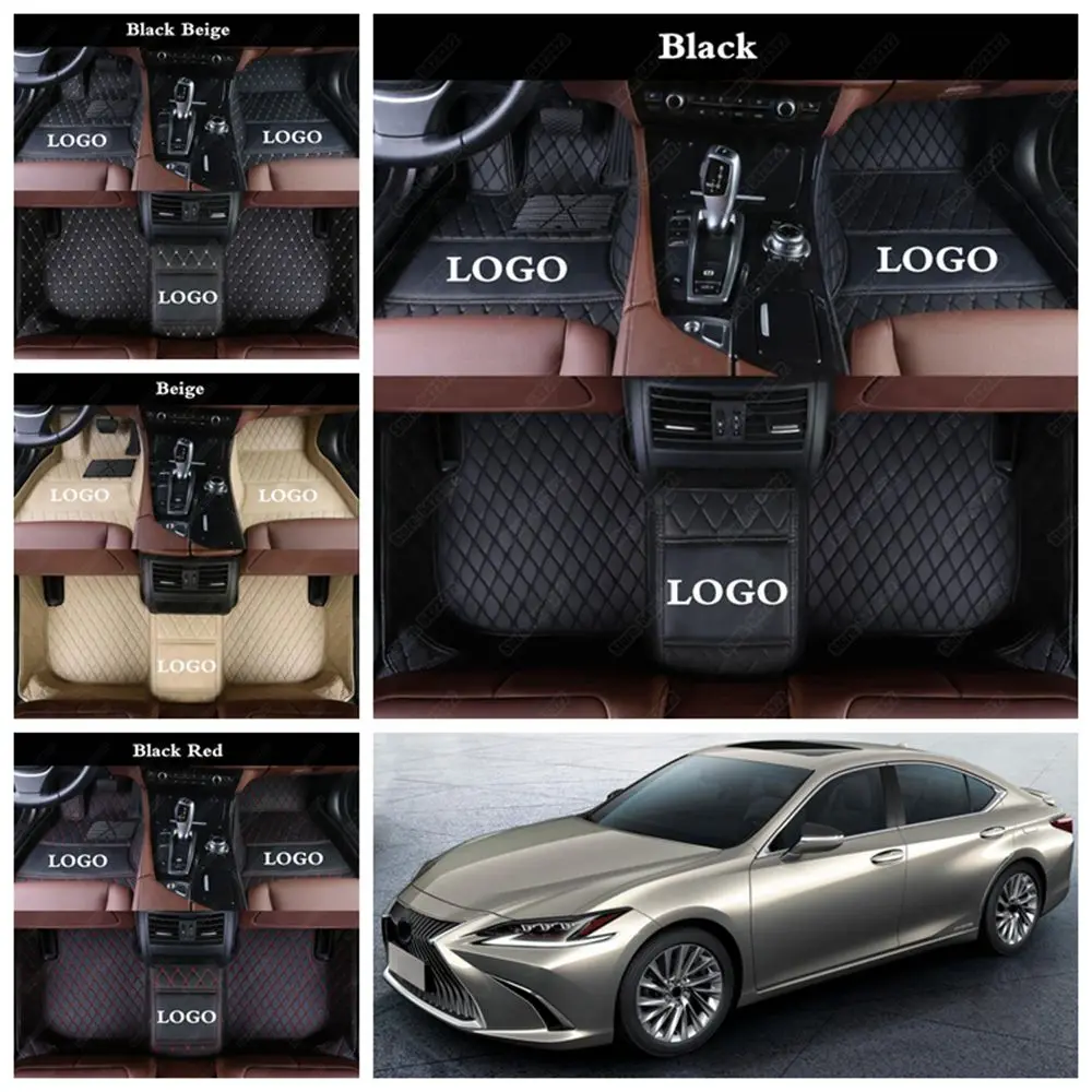 Car Floor Mats for LEXUS IS ES GS HS LS Accessories Foot Waterproof Mat Custom Automobile Carpet Cover | Автомобили и мотоциклы