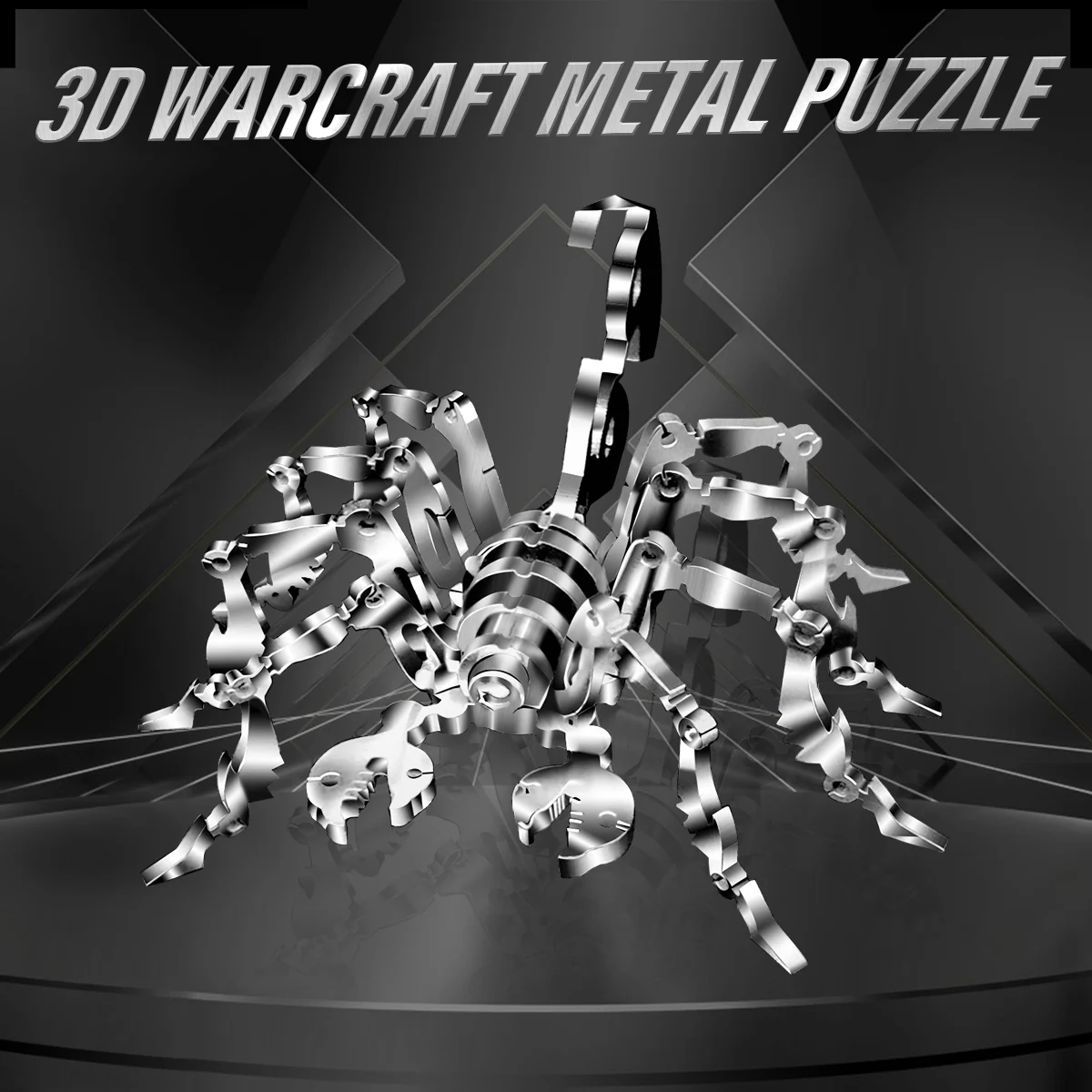 

Steel Warcraft 3D Metal Puzzle Set Detachable Jigsaw Scorpion King Mechanical DIY Assembly Manual Model Toy for Adults Teenager