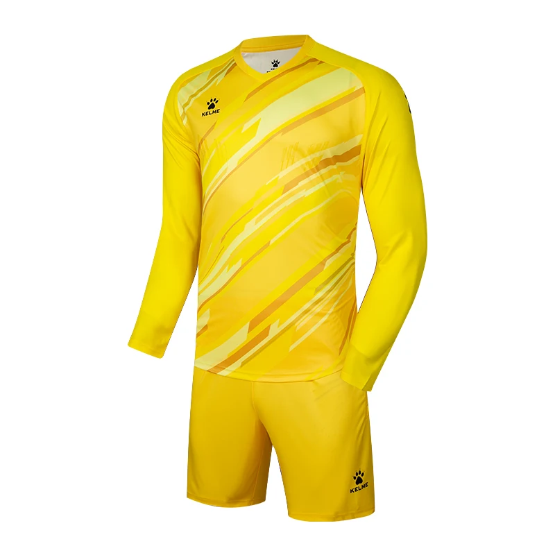 Мужская футбольная форма KELME Футбольная с длинным рукавом футбольные шорты