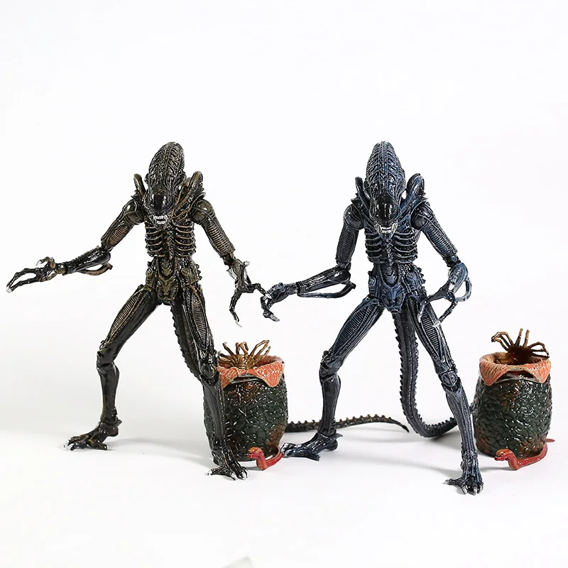 NECA 1986 кино фигурка &quotчужой&quot игрушка Xenomorph иностранцев яйца Facehuggers Chestburster экшн