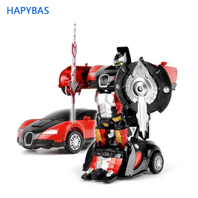 Вытяните назад крутые игрушки Аниме Фигурки Трансформация Робот автомобиль ABS