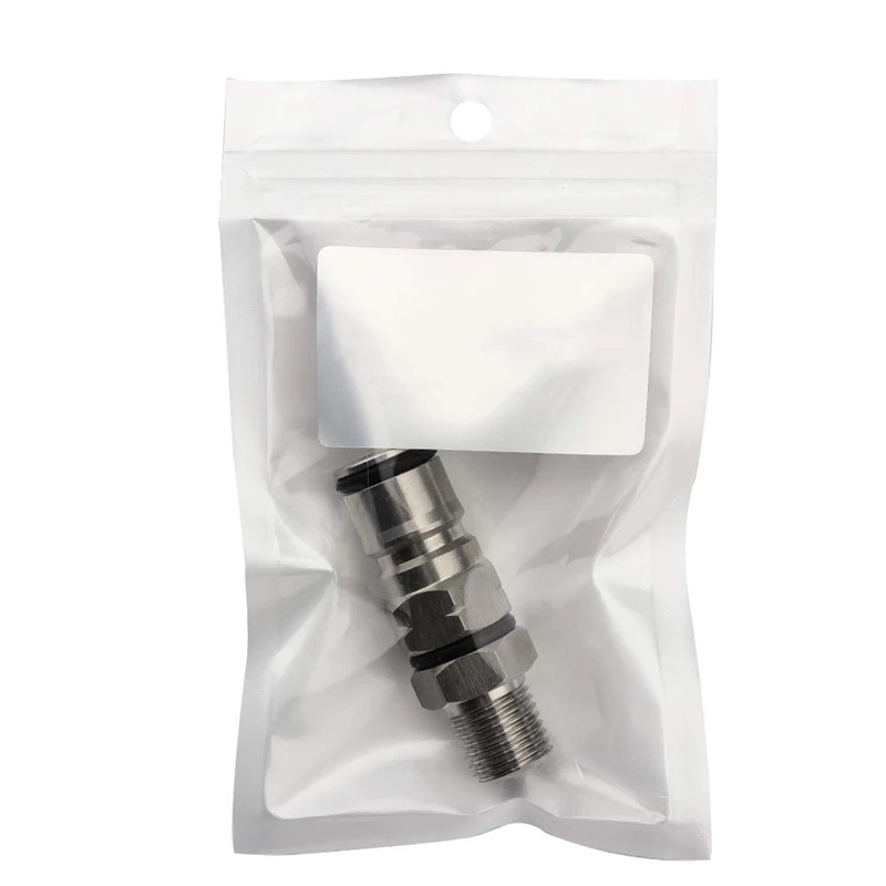 ABUI-1/4 дюйма Мужской Npt шестигранный сосок газовый шар замок с Poppers шаровой замок Адаптер для пивоварения пива
