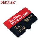 SanDisk Extreme Pro карта памяти 1 ТБ V30 высокоскоростная 170 флэш-карта Micro SD A2 Класс 10 Флэш-карта памяти Microsd U3 TF-карта