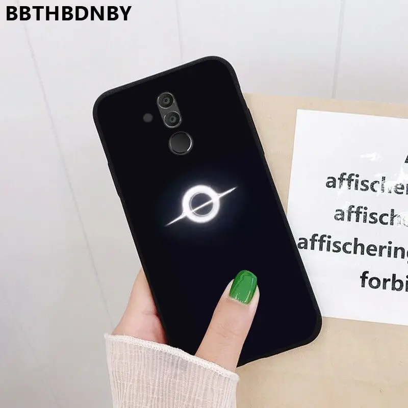 Рождественский черный мягкий чехол для телефона с изображением собаки хаски huawei