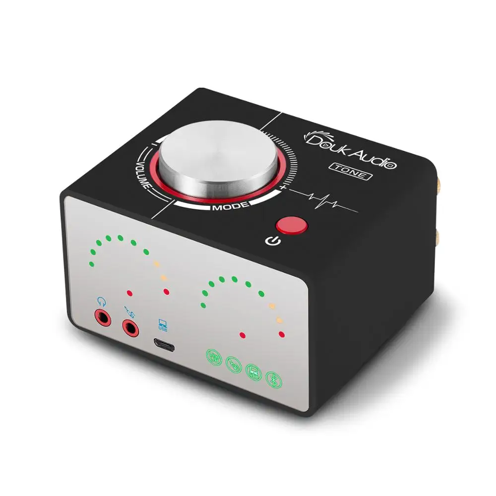 Черный Douk аудио тон HiFi Bluetooth 5,0 TPA3116 цифровой усилитель мощности USB мини стерео усилитель для наушников для домашнего аудио - Цвет: Черный