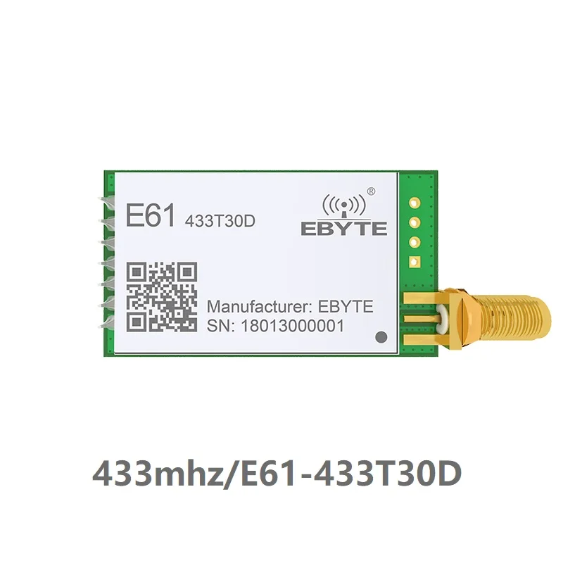 

E61-433T30D 433mhz TCXO 1W SMA IoT uhf беспроводной трансивер 30 дБм UART передатчик и приемник rf модуль