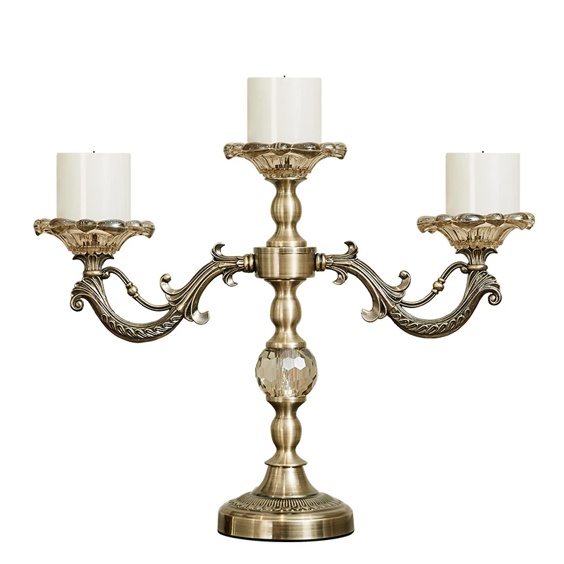 

Nordic Vintage Candle Holders Dining Table Decorations Modern Minimalist Luxury Holders Room Decor Bougeoir Home Decor BC50