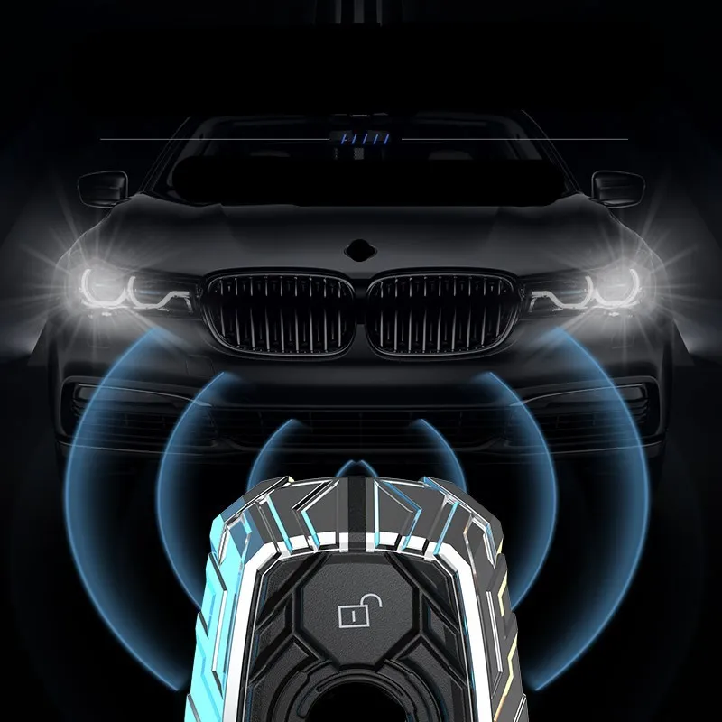 

NEW Zinc Alloy Car Remote Key Case Full Cover For BMW E46 E60 e87 E90 X1 X3 X4 X5 X6 F30 F34 F10 F07 F20 G30 F15