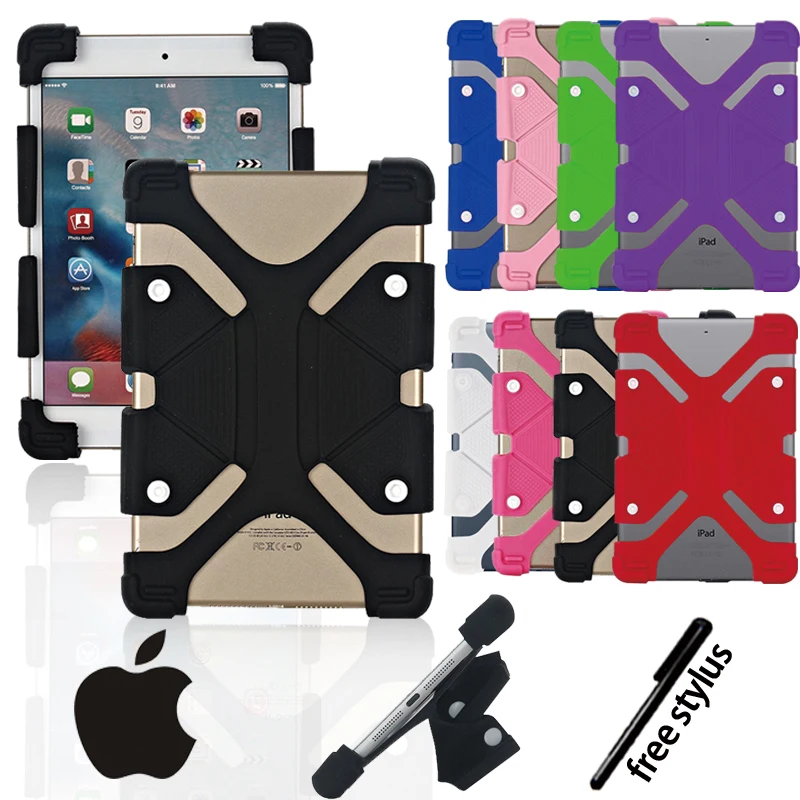 

Silicone Tablet Case Cover for Apple IPad 1/2/3/4/5/6/7/8/Air 1/2/3/Air 4 10.9"/Pro 9.7" 10.5" 11" Anti-drop Protective Shell