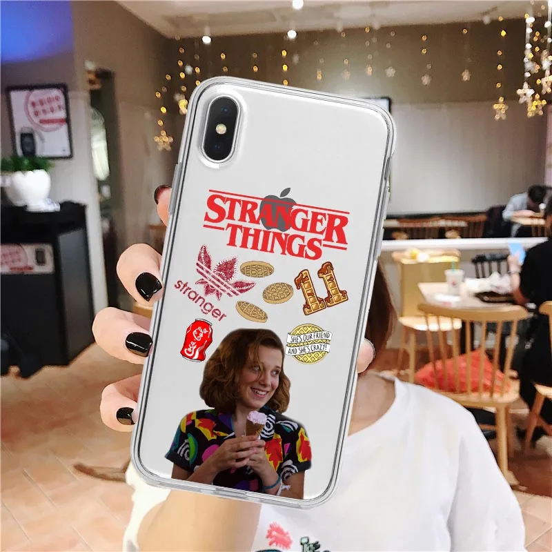 TPU Stranger Things Сезон 3 американский ТВ прозрачный мягкий силиконовый чехол для телефона для iphone 11 Pro Max X 5S 5 SE 6 6s 7 8 plus XS Max XR - Color: TPU