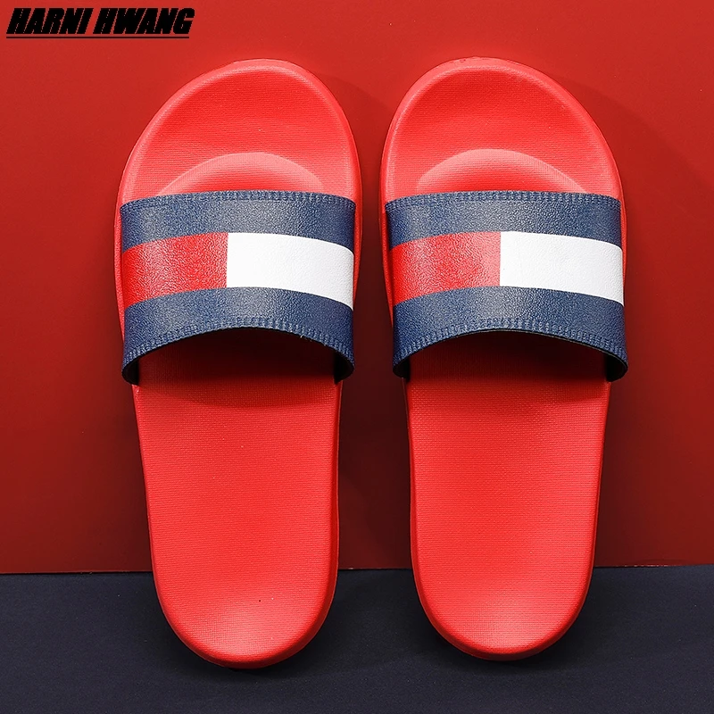 

Summer High Elastic EVA Men'S Slippers Outdoor Beach Fashion Youth Trend Flat Shoes Size 36-45 Wholesale