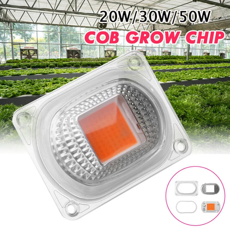 Полный спектр COB светодиодный комнатное растение растет светильник LED чип