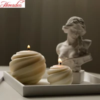 creative spherical silicone candle molds aroma candle soap soft silicone molds diy handmade geometric making reusable mould