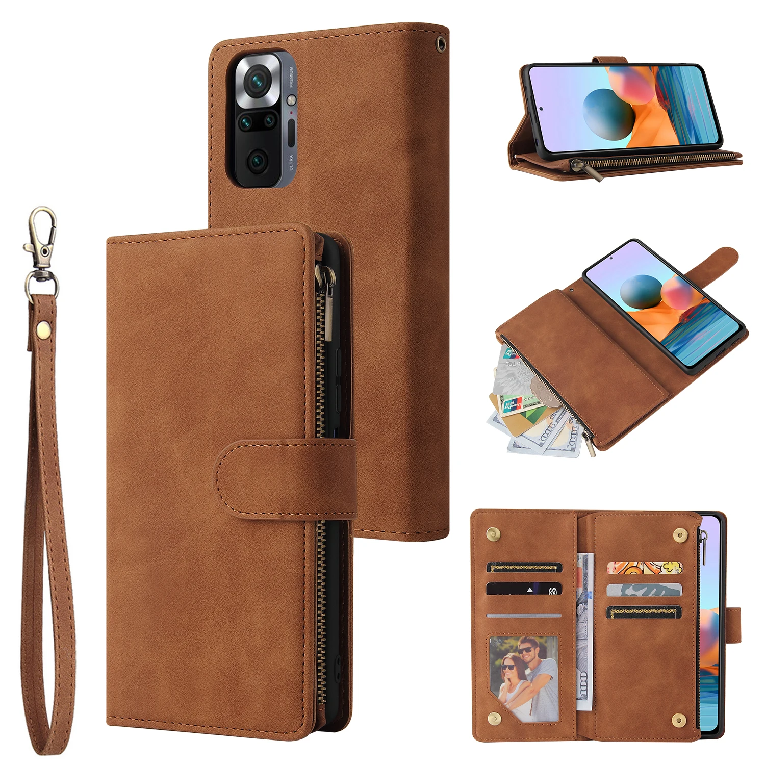 

New Leather Flip Case For Xiaomi POCO M3 10T Lite Redmi Note 10 9 Pro Max 10S 9S 8 7 Pro 8T Redmi 9A 9C 8A 7A Wallet Phone Cover