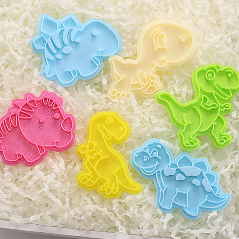 

DIY Plastic Chocolate Mold Cute Dinosaur Mold Animal Cake Biscuit Mold Baking Flip Sugar Candy Mould For Kids Handmake Tools NEW