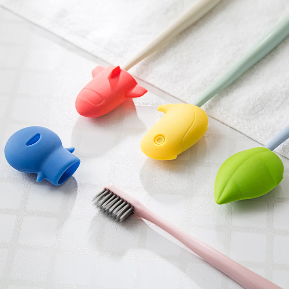 

1Pc Portable Toothbrush Head Cover Silicone Cartoon Animal Travel Hiking Toothbrush Case Cap Protective Sleeve Bath Supplies