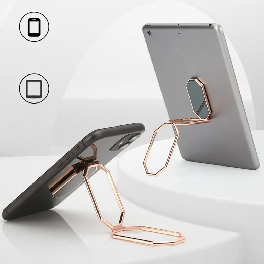 360 rotation foldable mobile phone stand back ultra thin phone ring holder multi angle portable for desk metal finger kickstand free global shipping