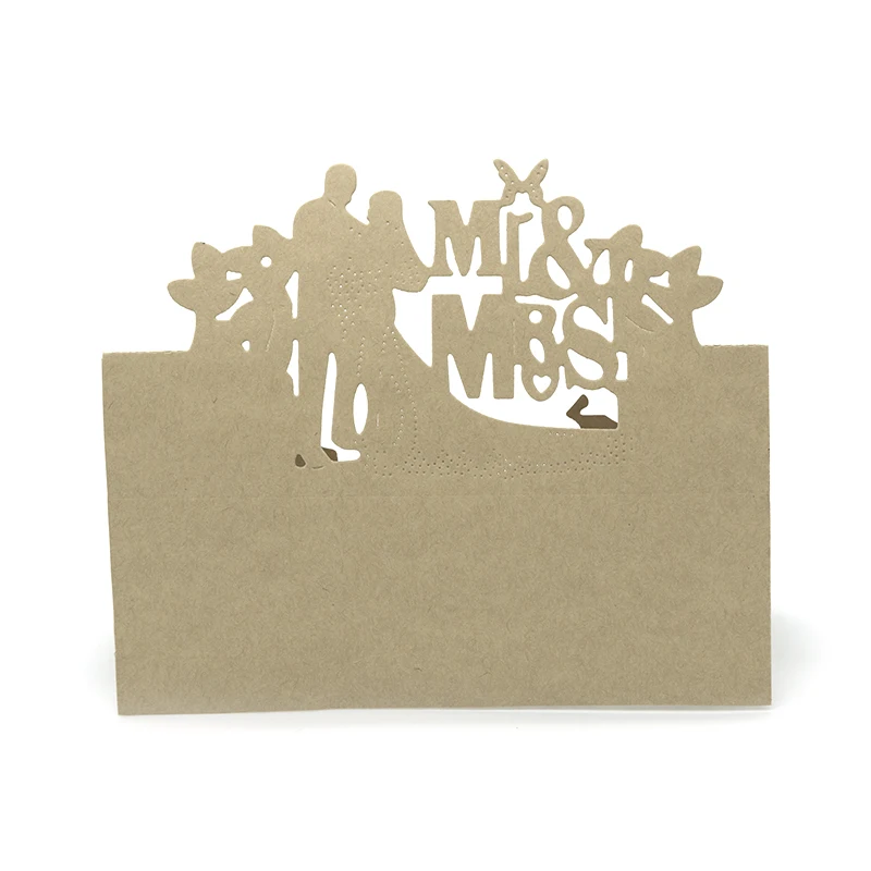 

Couple Metal Cutting Dies for Place Card Wedding Name Card making Wedding Party Table Decoration
