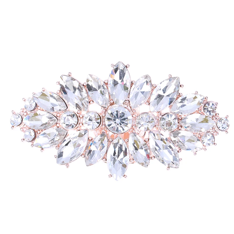 Элегантный Модный зажим для обуви украшение из горного хрусталя женская сумка на