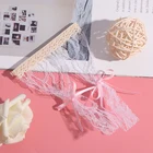 1 шт. Симпатичные миниатюрные сетчатые и кружевные розовые хлопковые занавески для кукольного домика 112