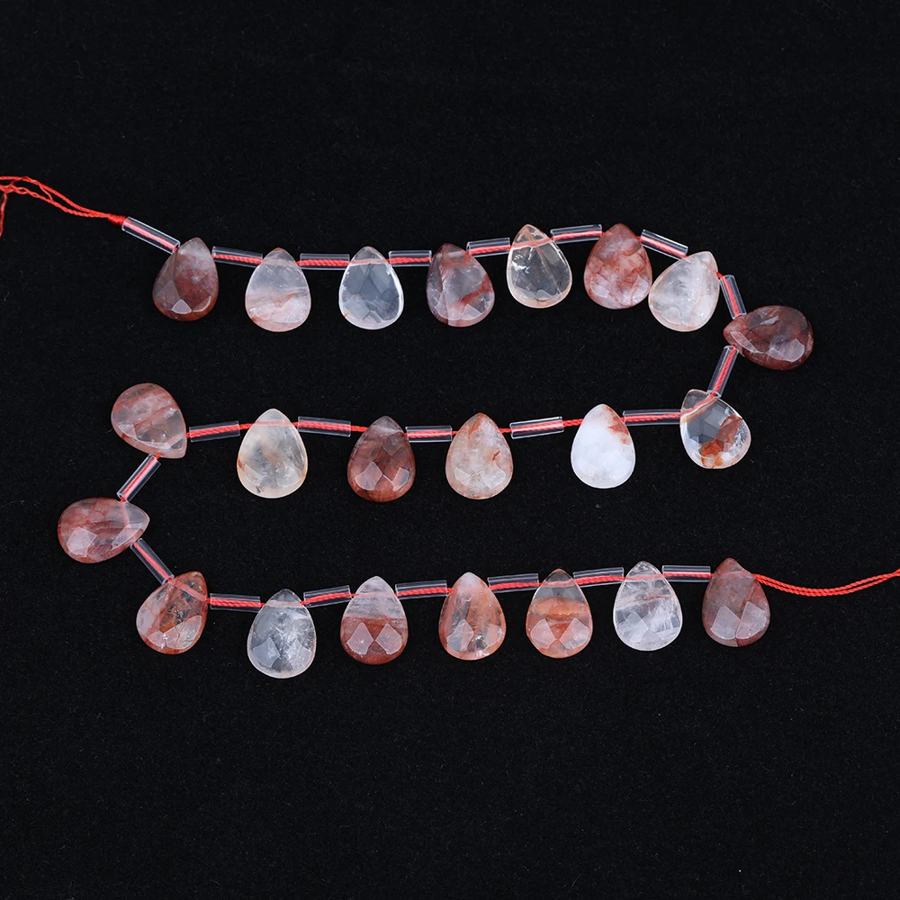 Бусины Из Натурального лабродорита в виде капли воды срез камня на выбор 6 камней