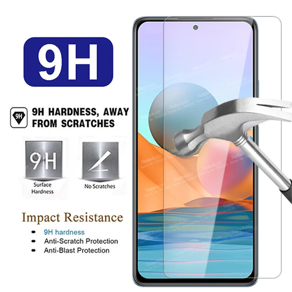 4 шт. закаленное стекло для Xiaomi Redmi Note 10 Pro Xiomi Redme Note10 S T 10T s Not 10Pro защита экрана