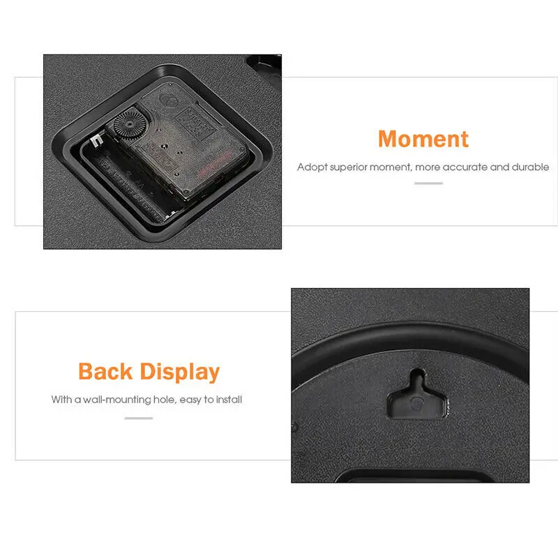 

Metal Silent Wall Clock Quartz Wall Clocks Quiet Sweep Movement watch No-ticking Home Art Decor Modern Design Metal Wall Clock